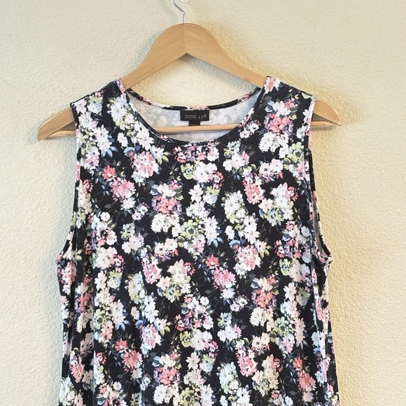 J. Jill Wearever Collection Womens‎ Floral Boho Dress Size M Midi Beach Resort - Picture 4 of 9